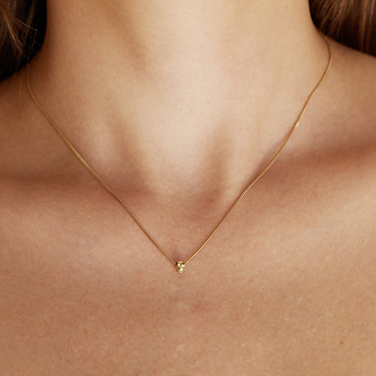 Tiny Skull Necklace