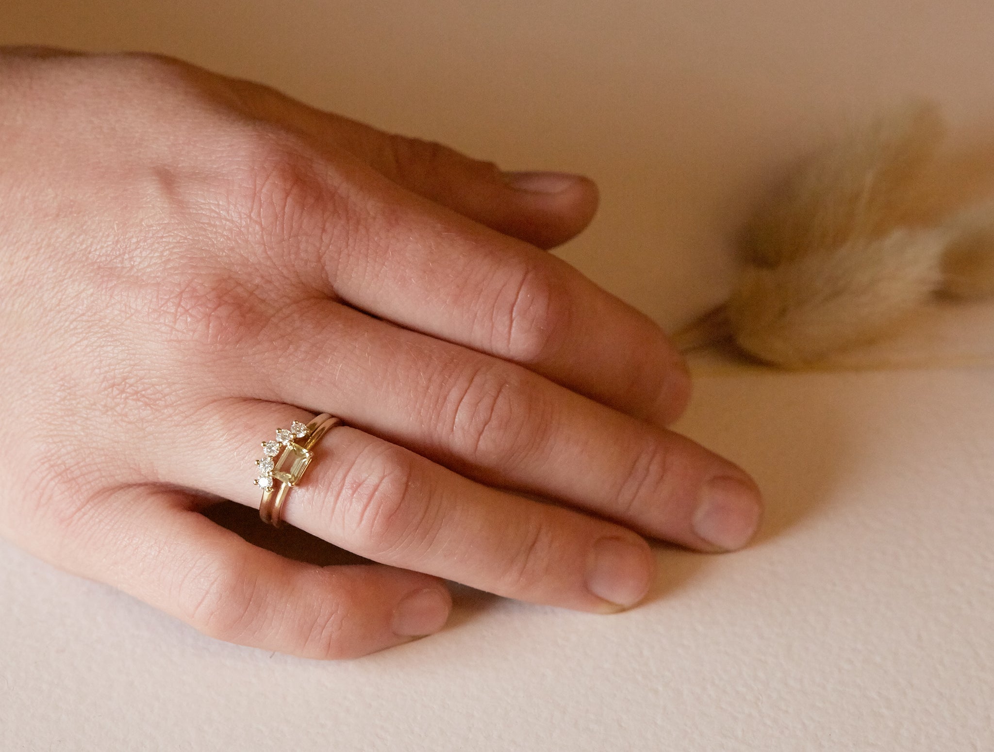 9ct Gold Curved Tiara Band