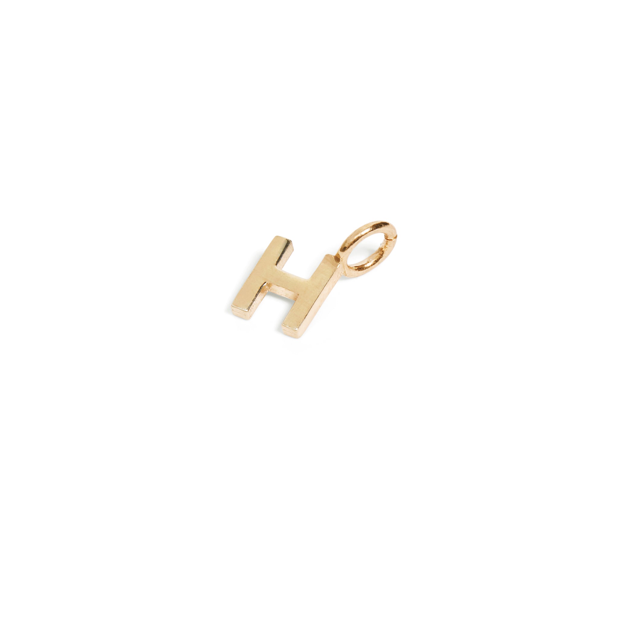 9ct gold initial charms